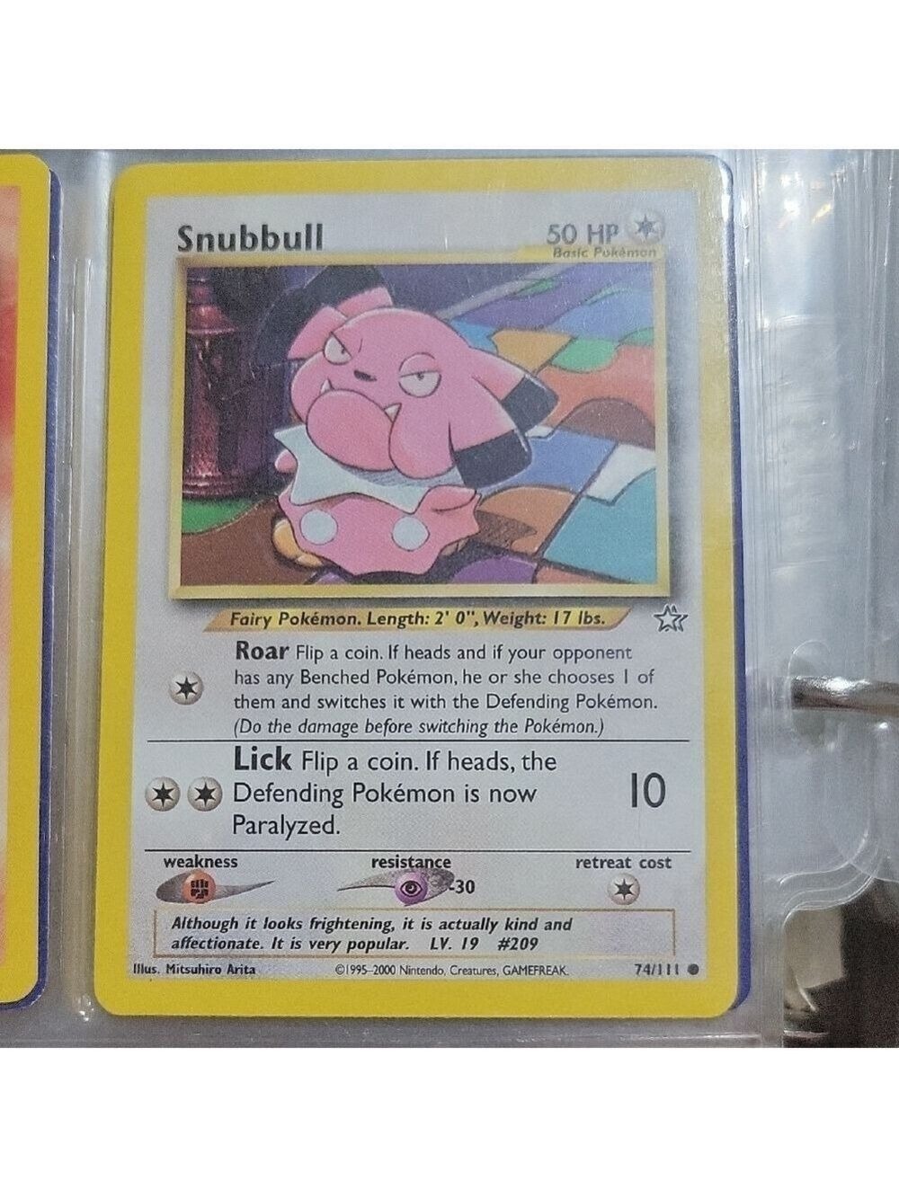 Pokemon Snubbull Card